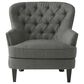Noble House Tafton Club Chair with Ottoman in Gray, , large