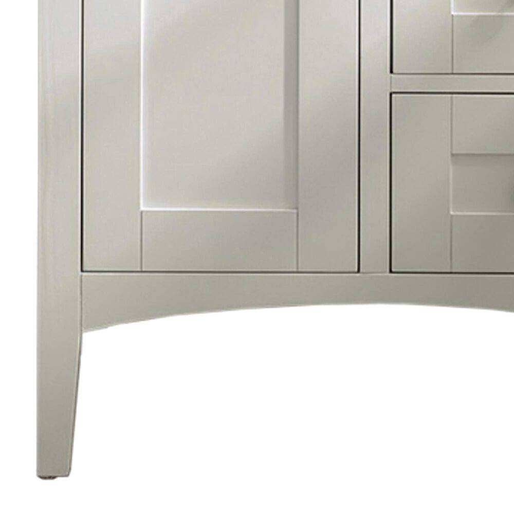James Martin Vanities Palisades 30&quot; Single Bathroom Vanity in Bright White with 3 cm Ethereal Noctis Quartz Top and Rectangular Sink, , large