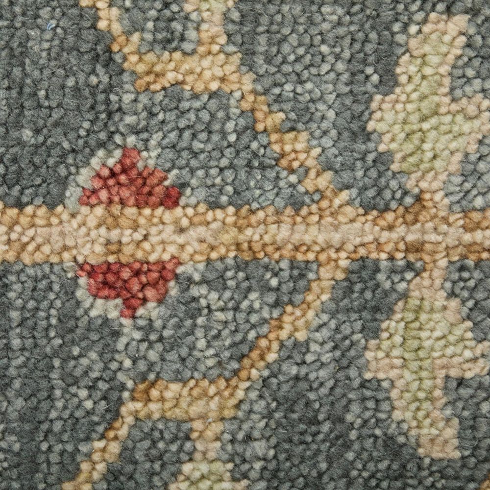Feizy Carrington Blue and Rust 5&#39;6&quot; x 8&#39;6&quot; Area Rug, , large
