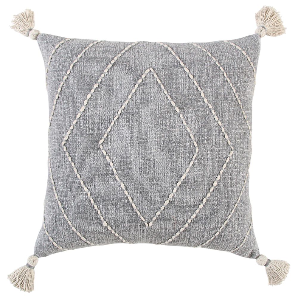Rizzy Home 18" Pillow in Grey, , large