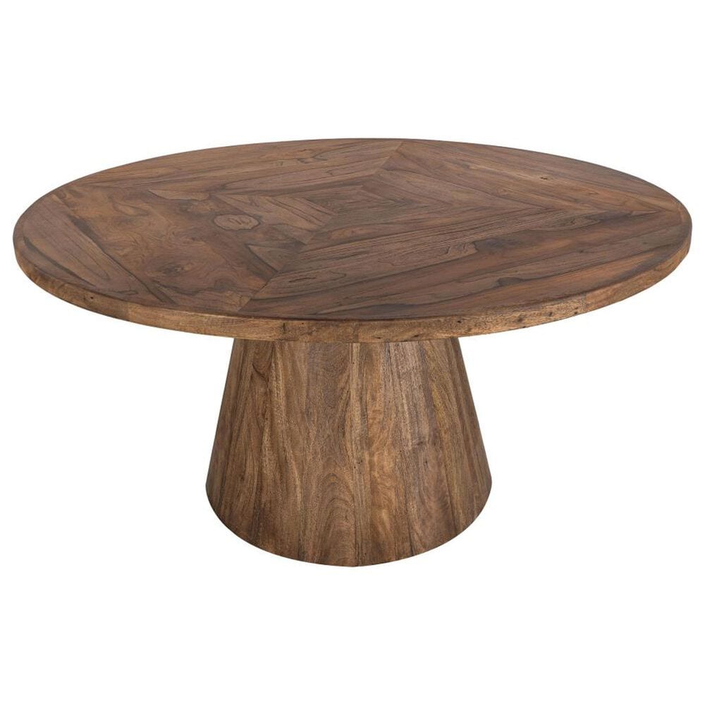 International Furniture Balam 5-Piece Round Dining Set in Stained Brown, , large