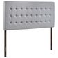 Modway Tinble Upholstered Fabric Queen Headboard in Sky Gray, , large