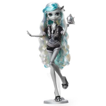 Monster High Reel Drama Doll - Lagoona Blue in Black and White, , large