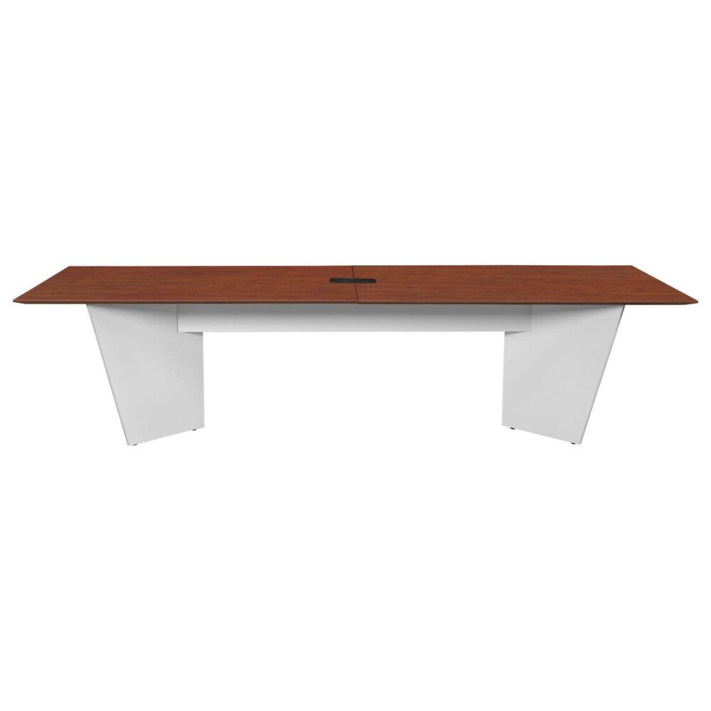 Regency Global Sourcing Array 120" Conference Table in White and Cherry, , large