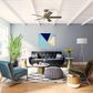 Hunter Erling 44" Ceiling Fan with LED Light in Burnished Brass, , large