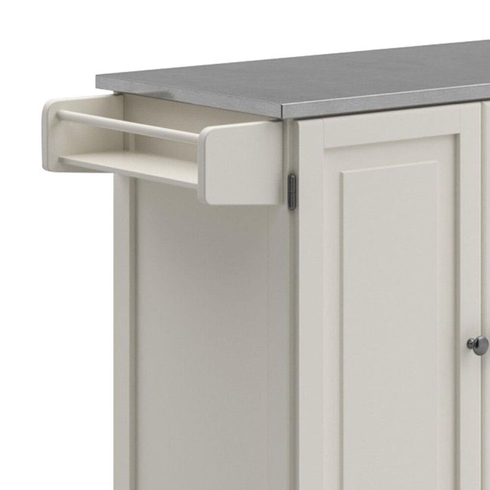 Homestyles Dolly Madison Kitchen Cart in Off-White, , large