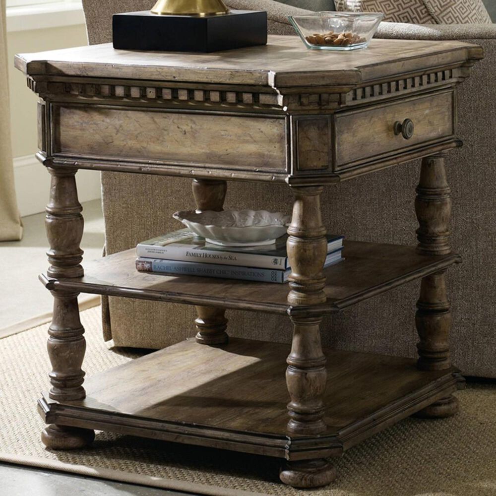 Hooker Furniture Sorella End Table in Taupe, , large
