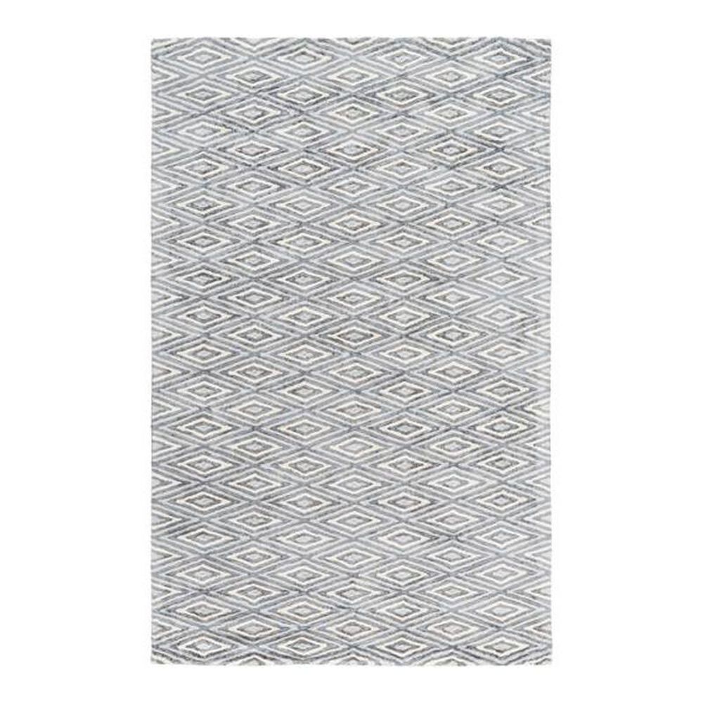 Surya Quartz QTZ-5015 2" x 3" Charcoal/Gray/Cream Scatter Rug, , large