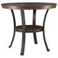 Linon Home Decor Franklin Side Table in Umber Brown and Black, , large