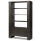 Four Hands Fisher 6-Shelf Bookcase in Smoked Black, , large