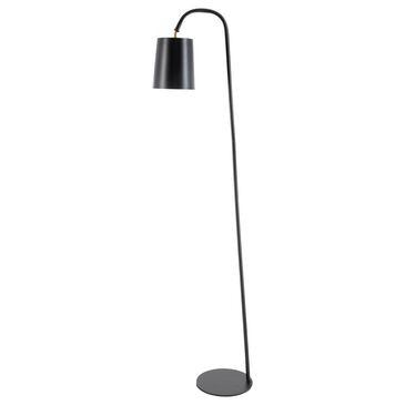 Surya Polly Floor Lamp in Black, , large