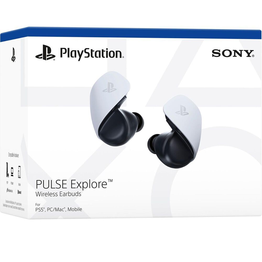 Sony Pulse Explore Wireless Earbuds for PS5 in White, , large