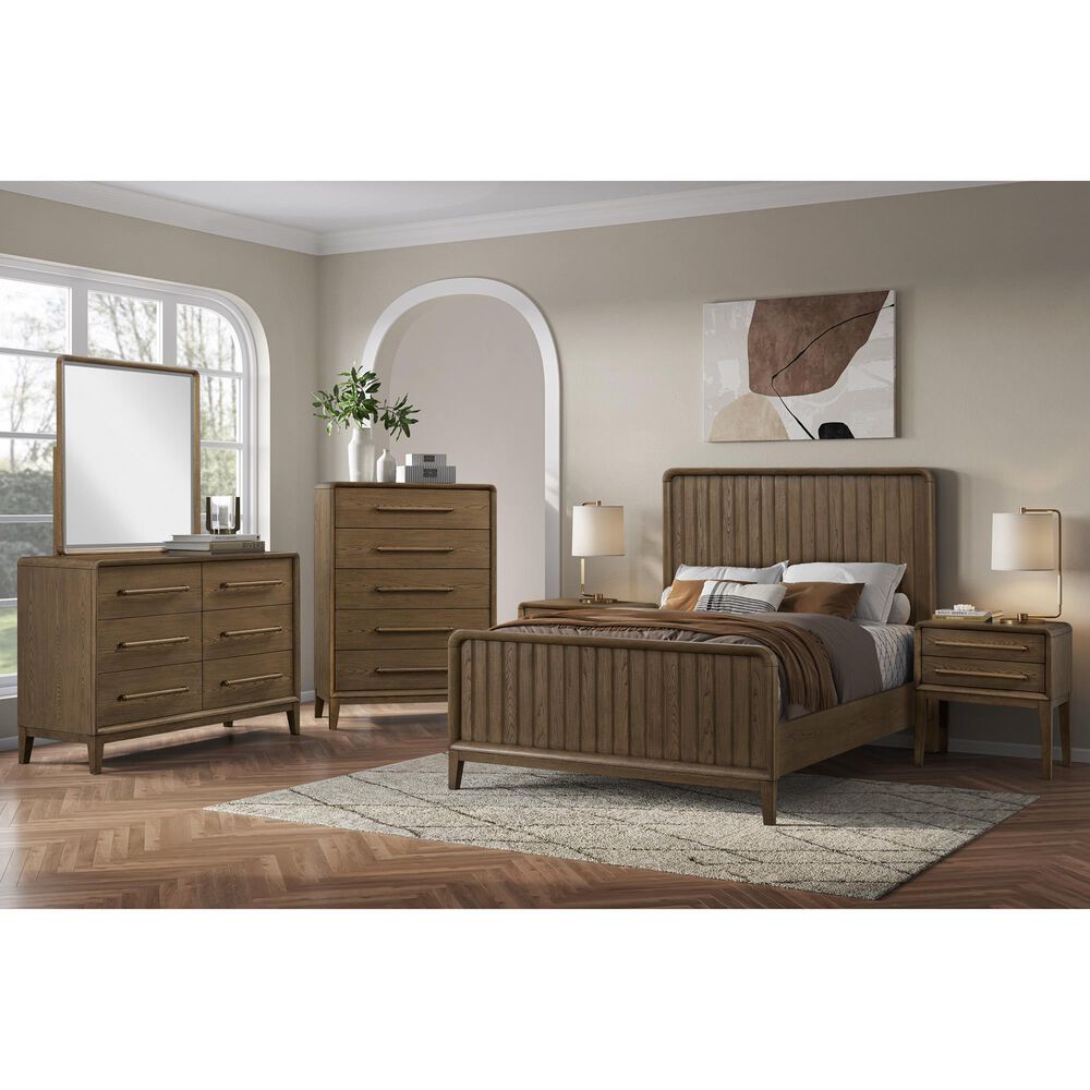 Sterling Timber Elure Youth 6-Drawer Dresser in Latte, , large