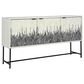 Ashley Freyton Accent Cabinet in Light Distressed White, Gray and Black, , large
