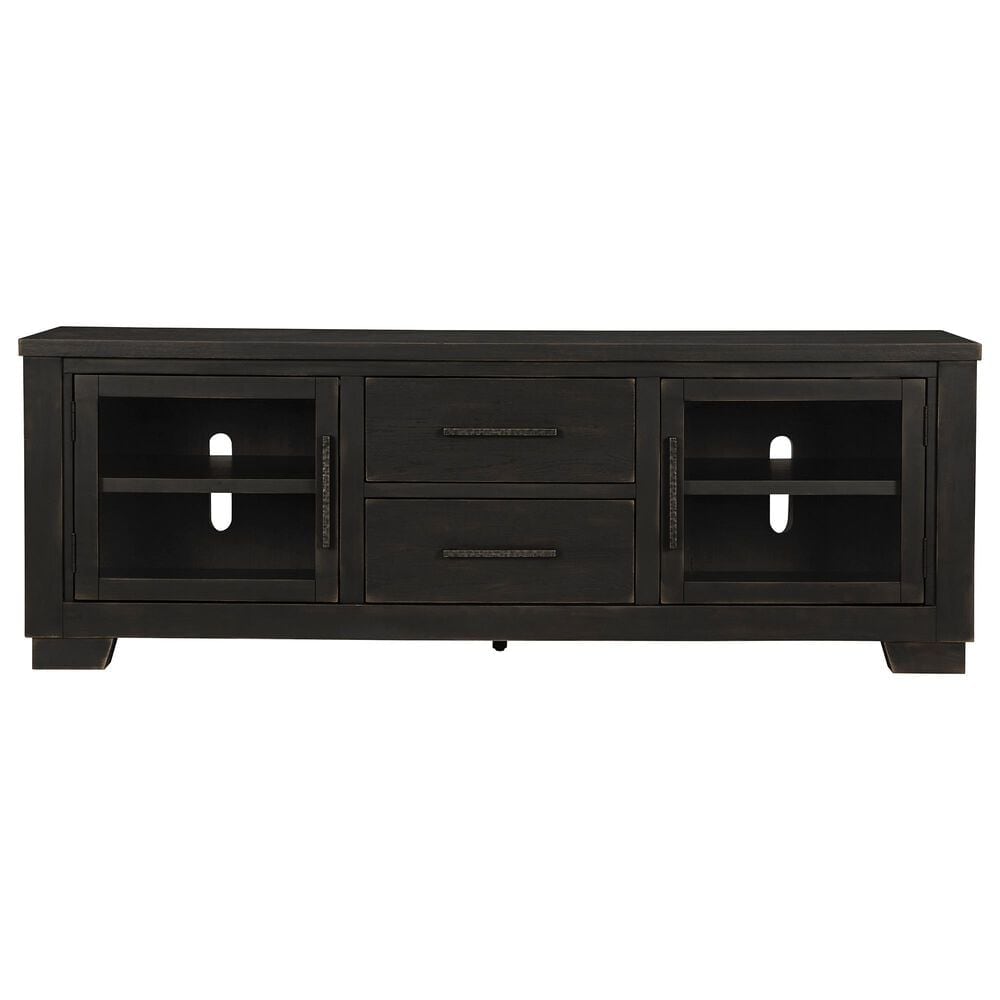 Ashley Galliden 80" TV Stand in Black, , large