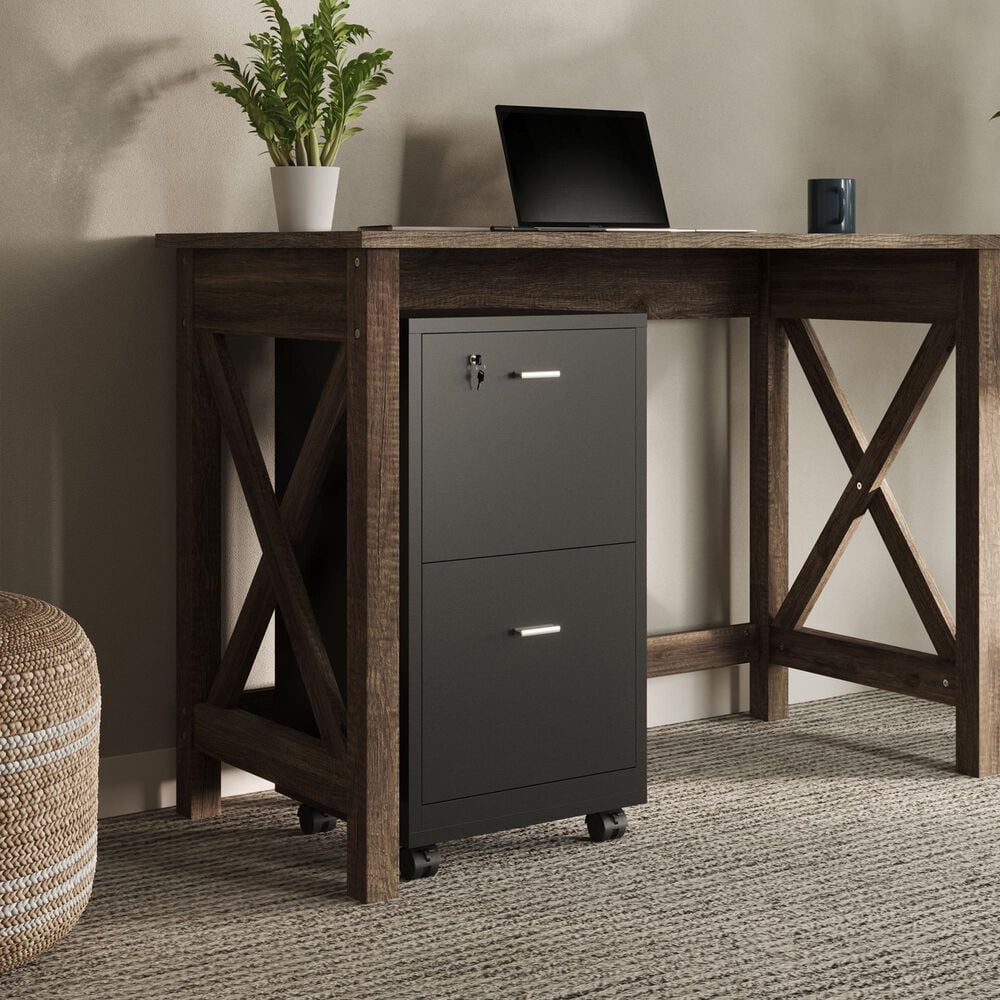 Timberlake Mobile File Cabinet in Black, , large