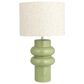 Creative Coop Leo Table Lamp in Green, , large