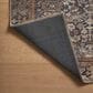 Amber Lewis x Loloi Georgie 2"3" x 3"9" Denim and Spice Area Rug, , large