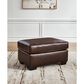 Ashley Santorine Ottoman in Dark Brown, , large