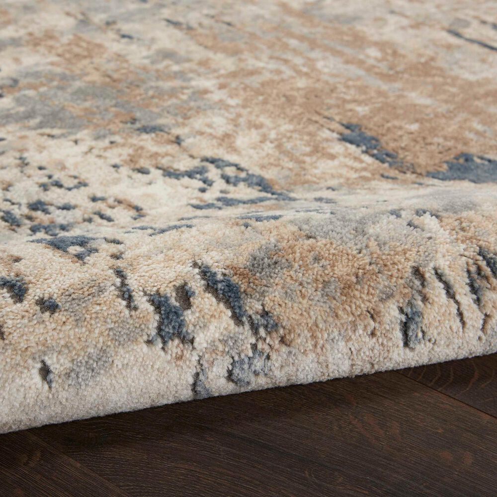 Nourison Quarry QUA01 10&#39; x 14&#39; Beige and Grey Area Rug, , large