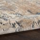 Nourison Quarry QUA01 10" x 14" Beige and Grey Area Rug, , large