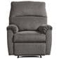 Ashley Nerviano Manual Zero Wall Recliner in Gray, , large
