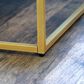 Golden Wave Furniture Driscoll Sofa Table in Gray, White and Gold, , large