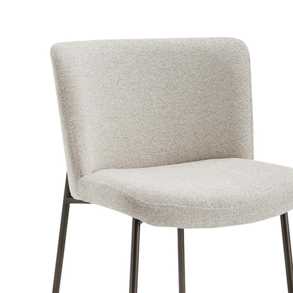 Moe's Home Collection Early Counter Stool with Beige Upholstery in Blackened Bronze, , large