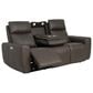 Aurora Furnishings Power Headrest Reclining Sofa in Dallas Espresso, , large