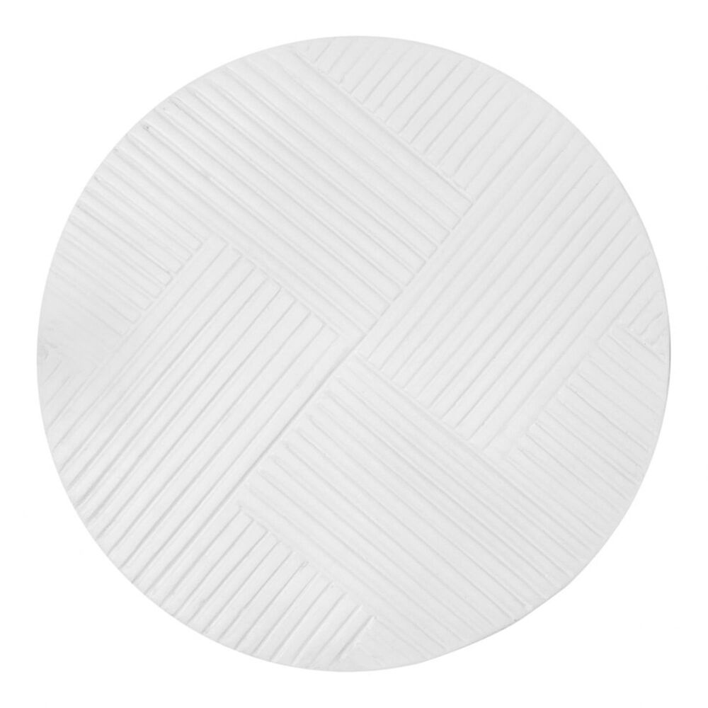 Moe&#39;s Home Collection Foundation Patio Accent Table in White, , large
