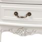 Baxton Studio Gabrielle 2-Drawer End Table in White, , large