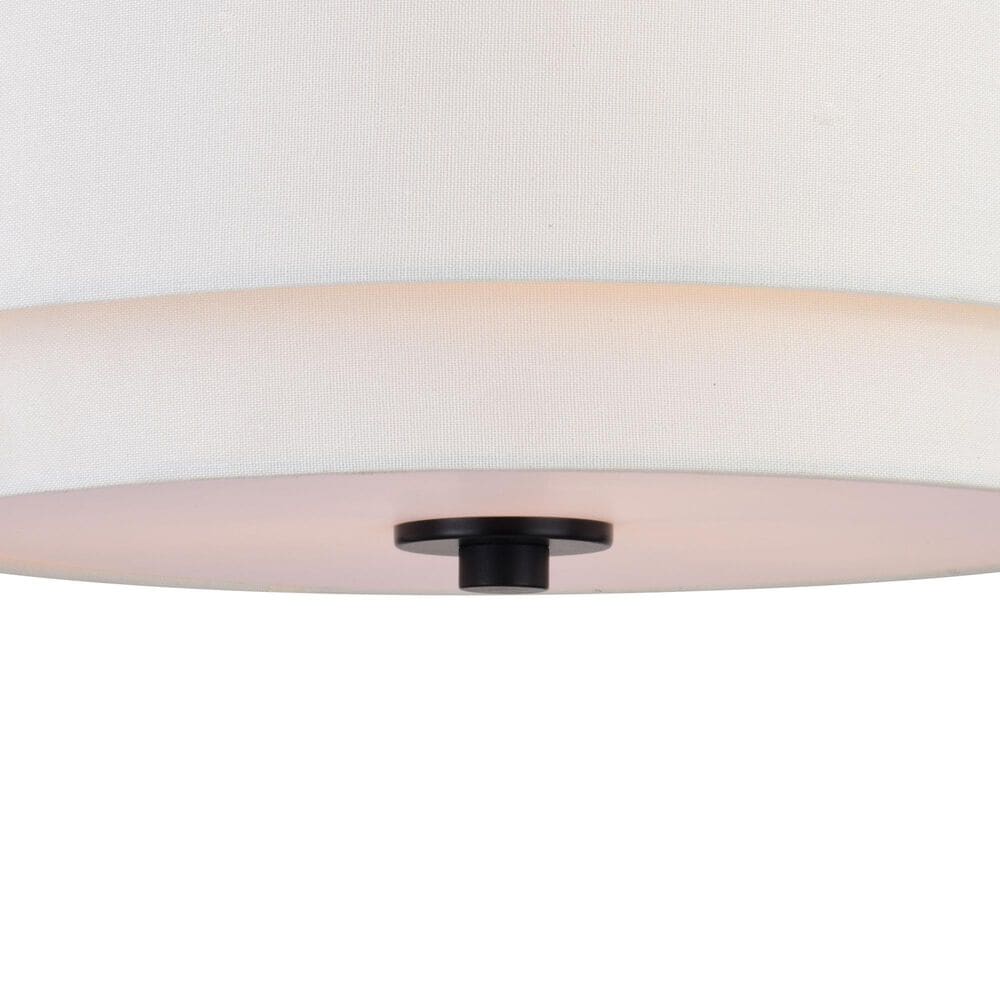 Vaxcel Burnaby 3-Light Semi-Flush Mount in Black, , large