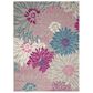Nourison Passion PSN17 5"3" x 7"3" Grey Area Rug, , large