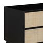 Linon Home Decor Collett 2-Drawer Nightstand in Black, , large