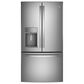 GE Profile 22.1 Cu. Ft. French-Door Refrigerator with Hands-Free AutoFil in Fingerprint Resistant Stainless Steel, , large
