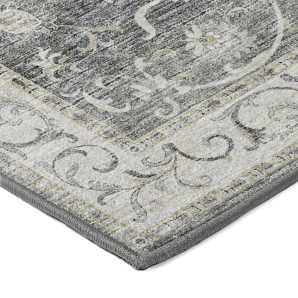 Dalyn Rug Company Tuscany 2&#39;6&quot; x 8&#39; Charcoal Indoor/Outdoor Runner, , large