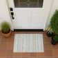 Dalyn Rug Company Soft Essentials Striped Celery 1"8" x 2"6" Indoor/Outdoor Area Rug, , large