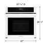 Frigidaire 27" Single Wall Oven with Air Fry in White, , large