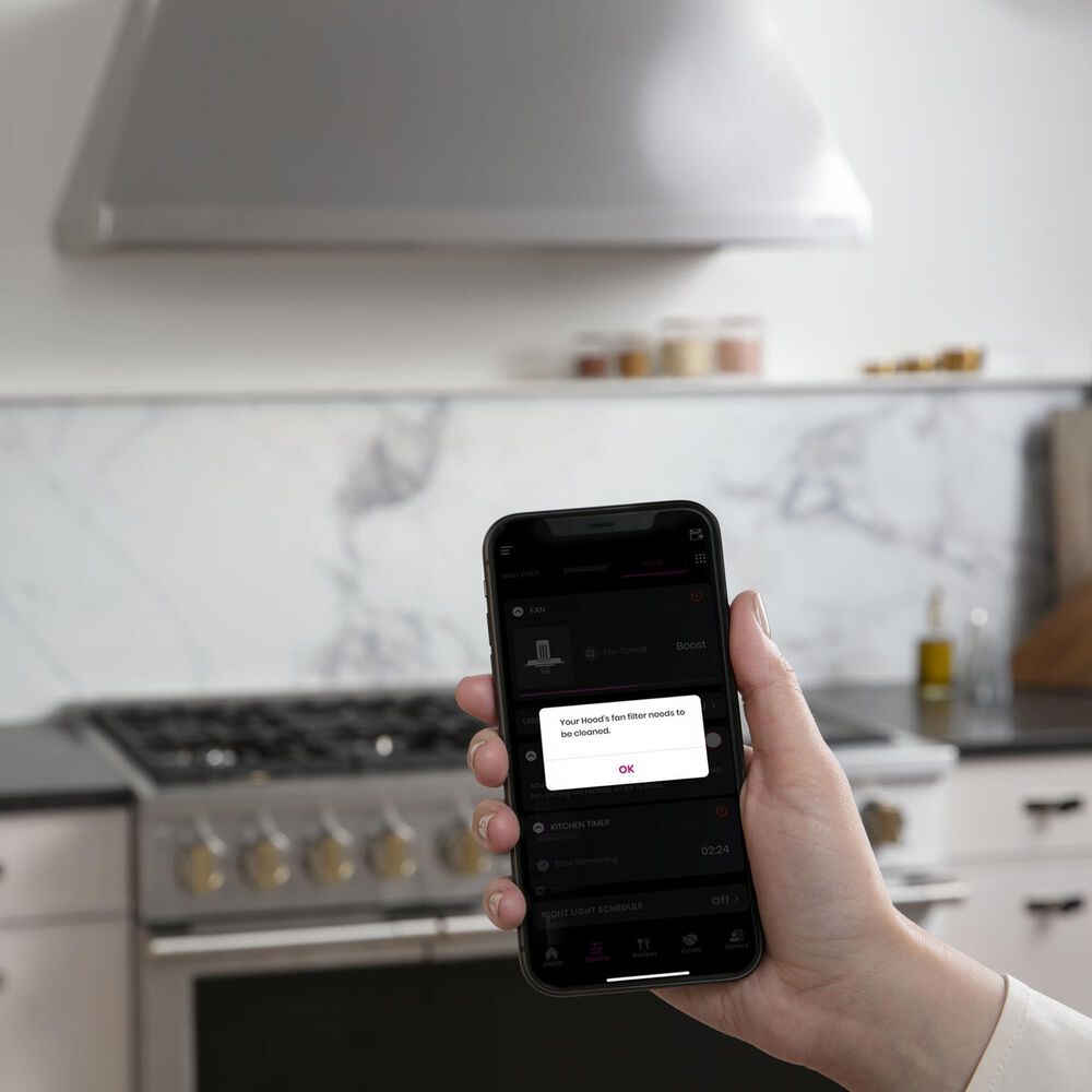 Monogram 48" Professional Hood with Quietboost Blower in Stainless Steel Shop NFM