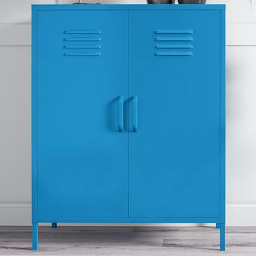 Novogratz Cache 2-Door Storage Cabinet in Blue, , large