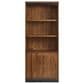 Wycliff Bay Avery 3-Shelf Bookcase in Chestnut Brown, , large