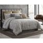 Hallmart Collectibles Lisbon 10-Piece King Comforter Set in Gray, , large