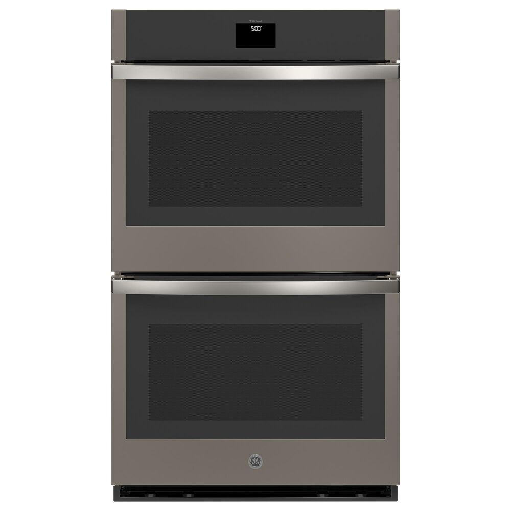 GE Appliances 2-Piece Kitchen Package with Fingerprint Resistant Slate 30&quot; Smart Built-In Double Wall Oven and Stainless Steel 30&quot; Gas Cooktop, , large