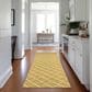 Dalyn Rug Company York 2"3" x 12" Gold Indoor/Outdoor Runner, , large