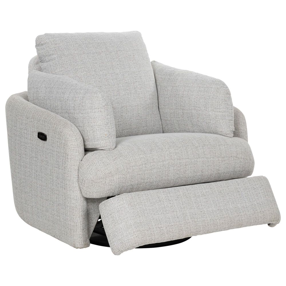 Ashley Alainmont Next-Gen Nuvella Power Swivel Recliner in Stone, , large