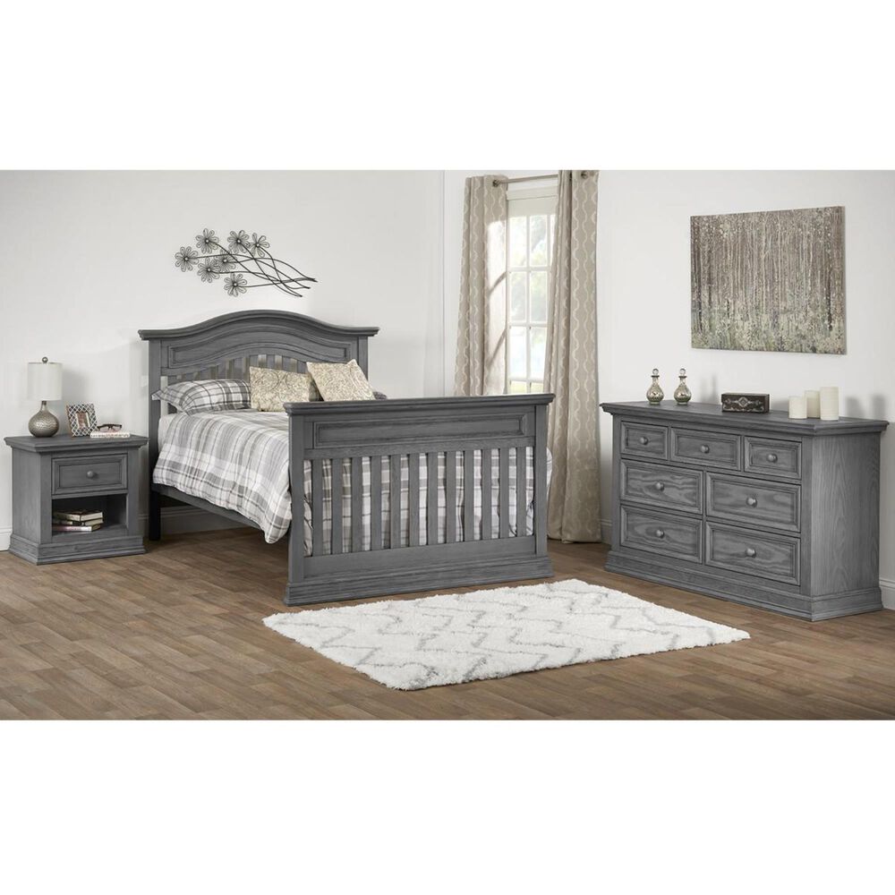 Oxford Baby Glenbrook 1-Drawer Night Stand in Graphite Gray, , large