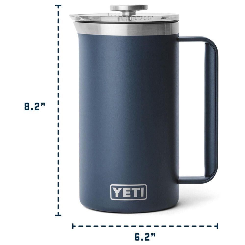 YETI Rambler 34 Oz French Press with Twist-To-Lock Lid in Black Forest Green, , large
