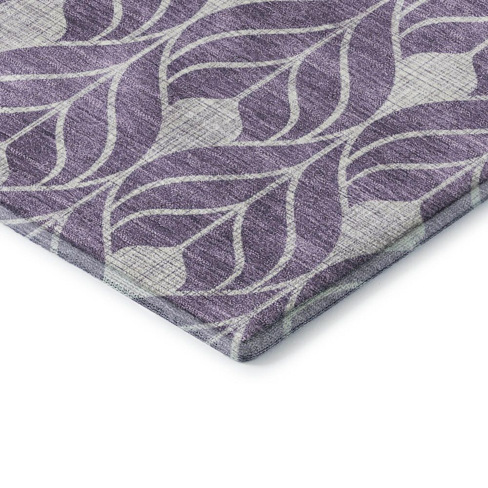 Dalyn Rug Company The Reserve TR10 Plum 2&#39;3&quot; x 7&#39;6&quot; Indoor/Outdoor Runner, , large