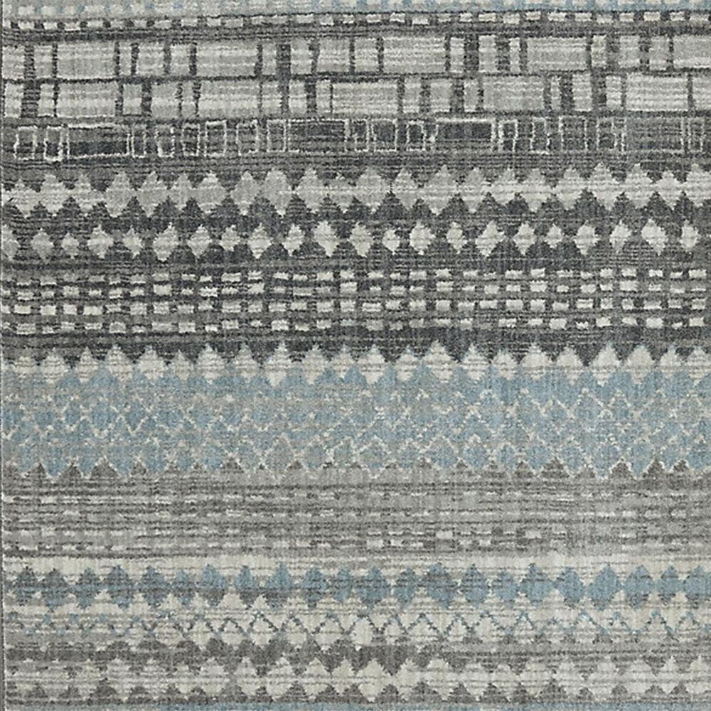 Karastan Euphoria Eddleston 90263-5913 6&#39;6&quot; x 9&#39;6&quot; Ash Grey Area Rug, , large