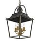Golden Lighting Christoff 4-Light Pendant in Antique Black Iron, , large